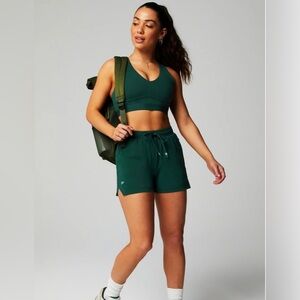 Leaf-green Fabletics one short 3” in size M